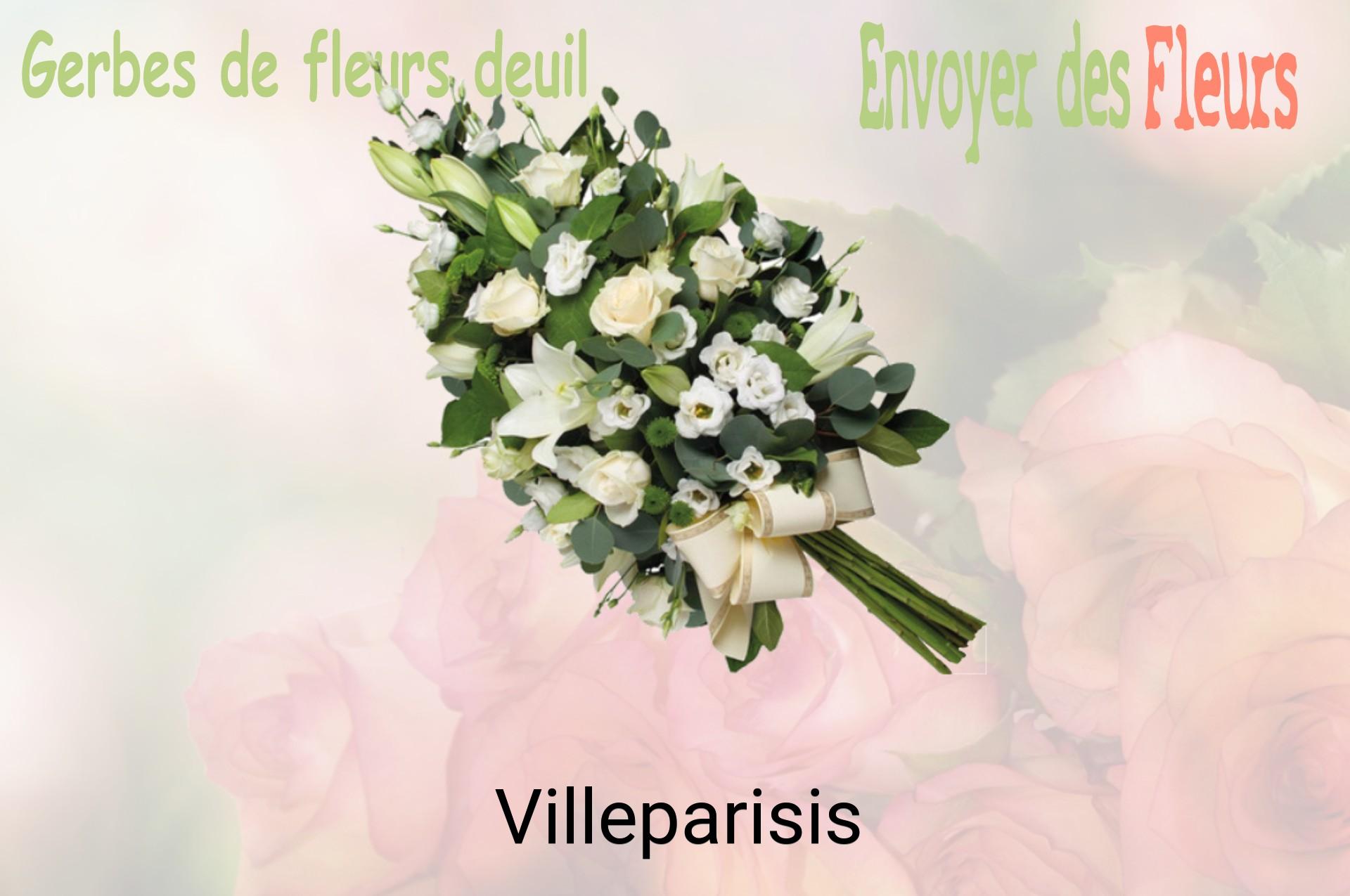 Gerbe de fleurs de deuil livrée à Villeparisis